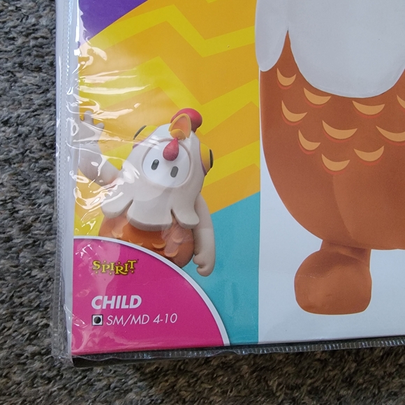 Spirit Kids Fall Guys Inflatable Costume Size Small/Med 4-10 - Picture 5 of 8
